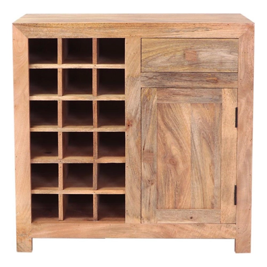 Barkast HINA 90x90 cm massief hout/mangoboom