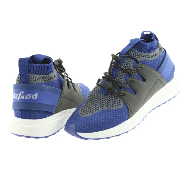 Befado kinderschoenen tot 23 cm 516X029 blauw grijs