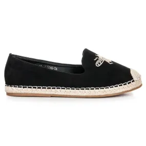 Bestelle Instap-espadrilles zwart