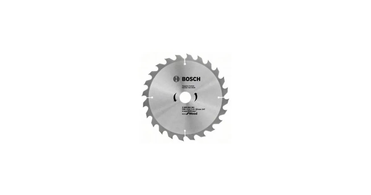 BOSCH Zaagblad Eco voor Hout 230x2,8/1,8x30 24T 2608644381