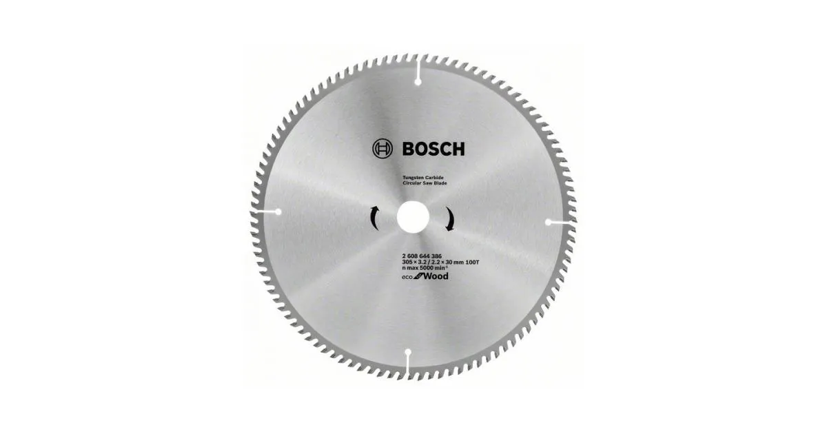 BOSCH Zaagblad Eco voor Hout 305x3,2/2,2x30 100T 2608644386