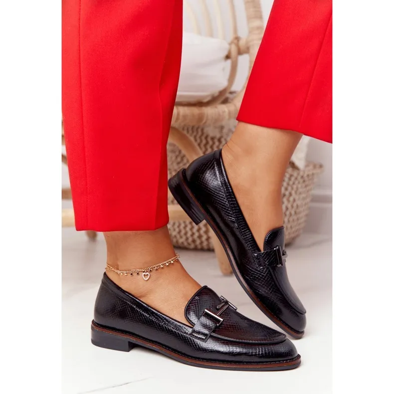 Damesloafers Sergio Leone PB253 Zwart