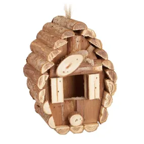 Decoratie vogelhuisje hout