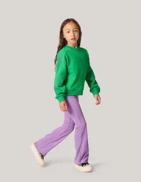 Embroidery Sweater Donkergroen