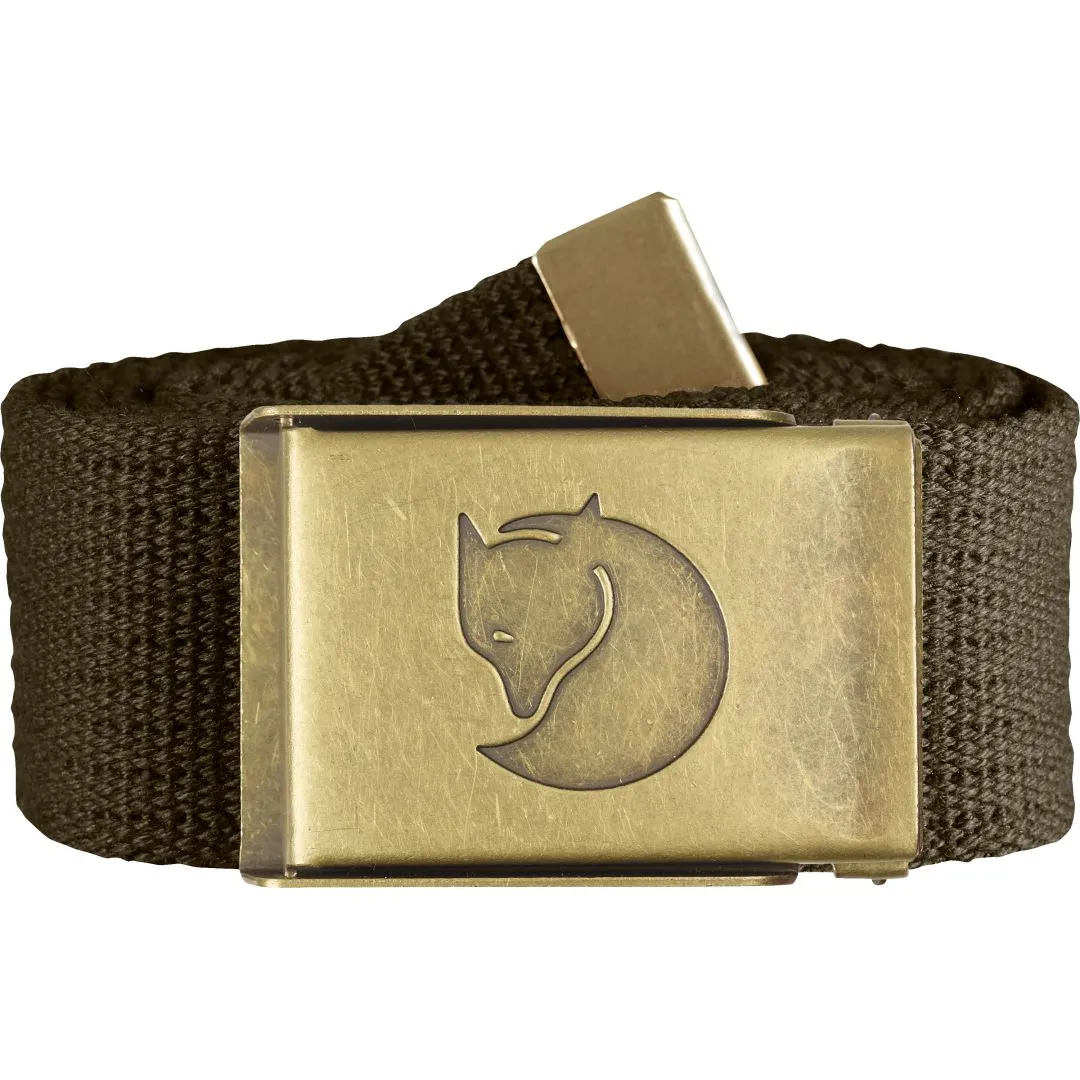 Fjallraven Canvas Brass Belt 4 Cm Riem
