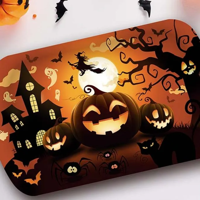 Halloween Pompoen Dienblad (29x15 cm)