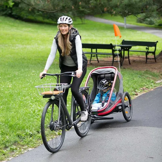 Hamax Fietskar Outback One 20 Inch Unisex Rood/Grijs