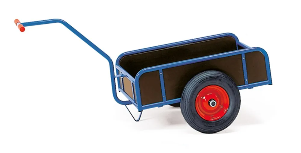 HANDTREKWAGEN 4107V  MASSIEF RUBBER WIELEN