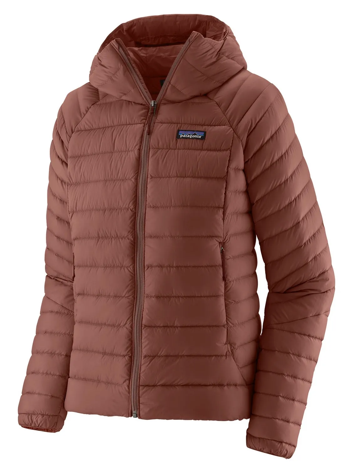 Jas Patagonia Women Down Sweater Hoody Burl Red