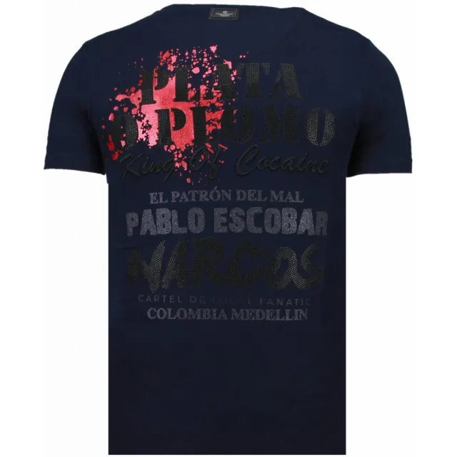 LOCAL FANATIC PABLO ESCOBAR NARCOS RHINESTONE TSHIRT