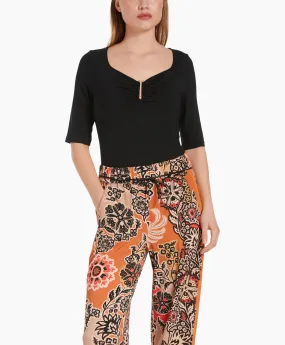 Marccain Collectie T-shirt Wc 48.57 J33 Zwart
