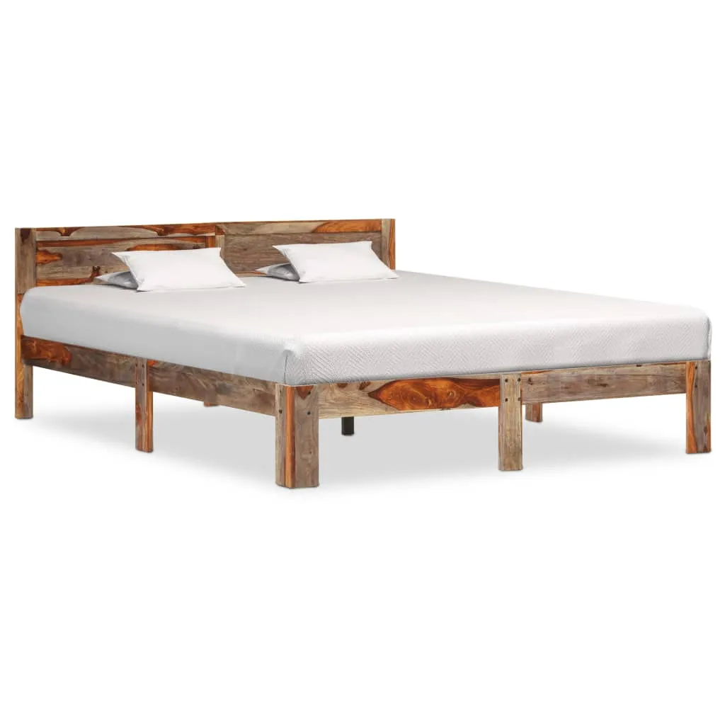 Medina Bedframe massief sheeshamhout 140x200 cm