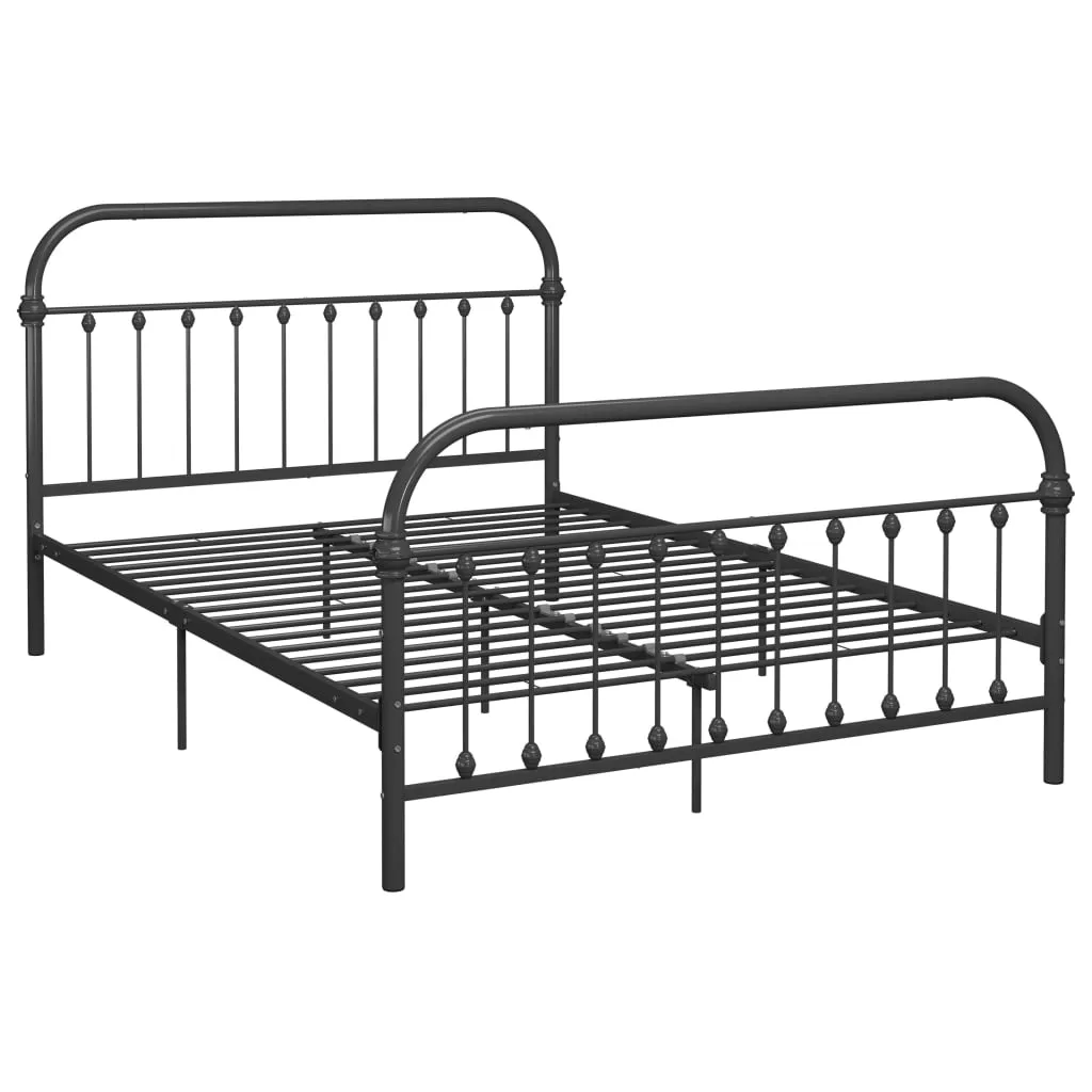 Medina Bedframe metaal grijs 160x200 cm