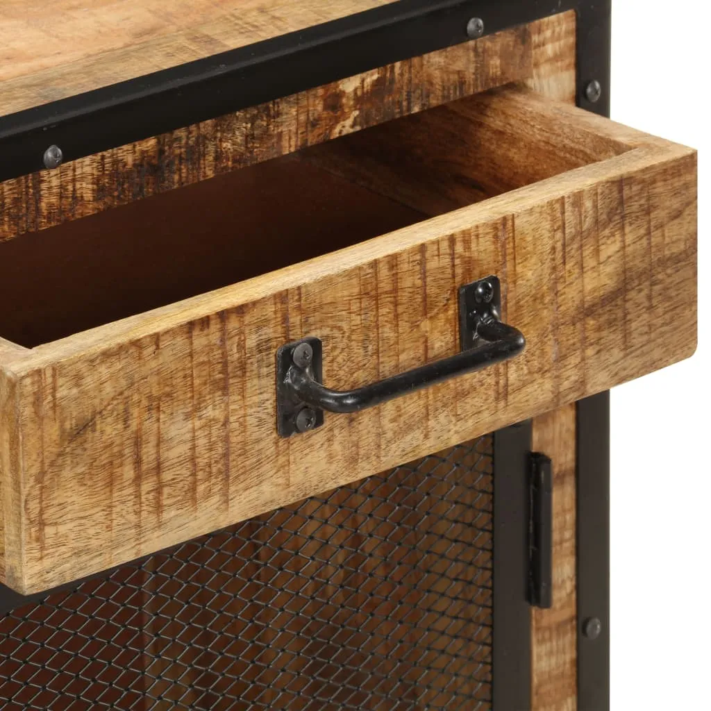 Medina Dressoir 80x31x71 cm massief ruw mangohout
