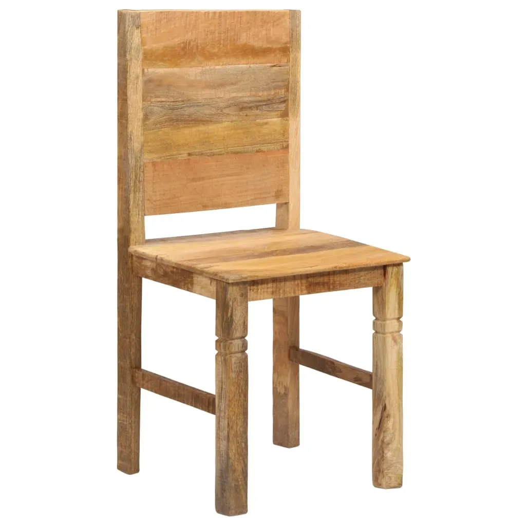 Medina Eetkamerstoelen 6 st massief mangohout