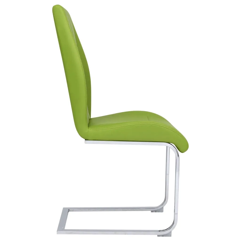 Medina Eetkamerstoelen 6 st stof groen