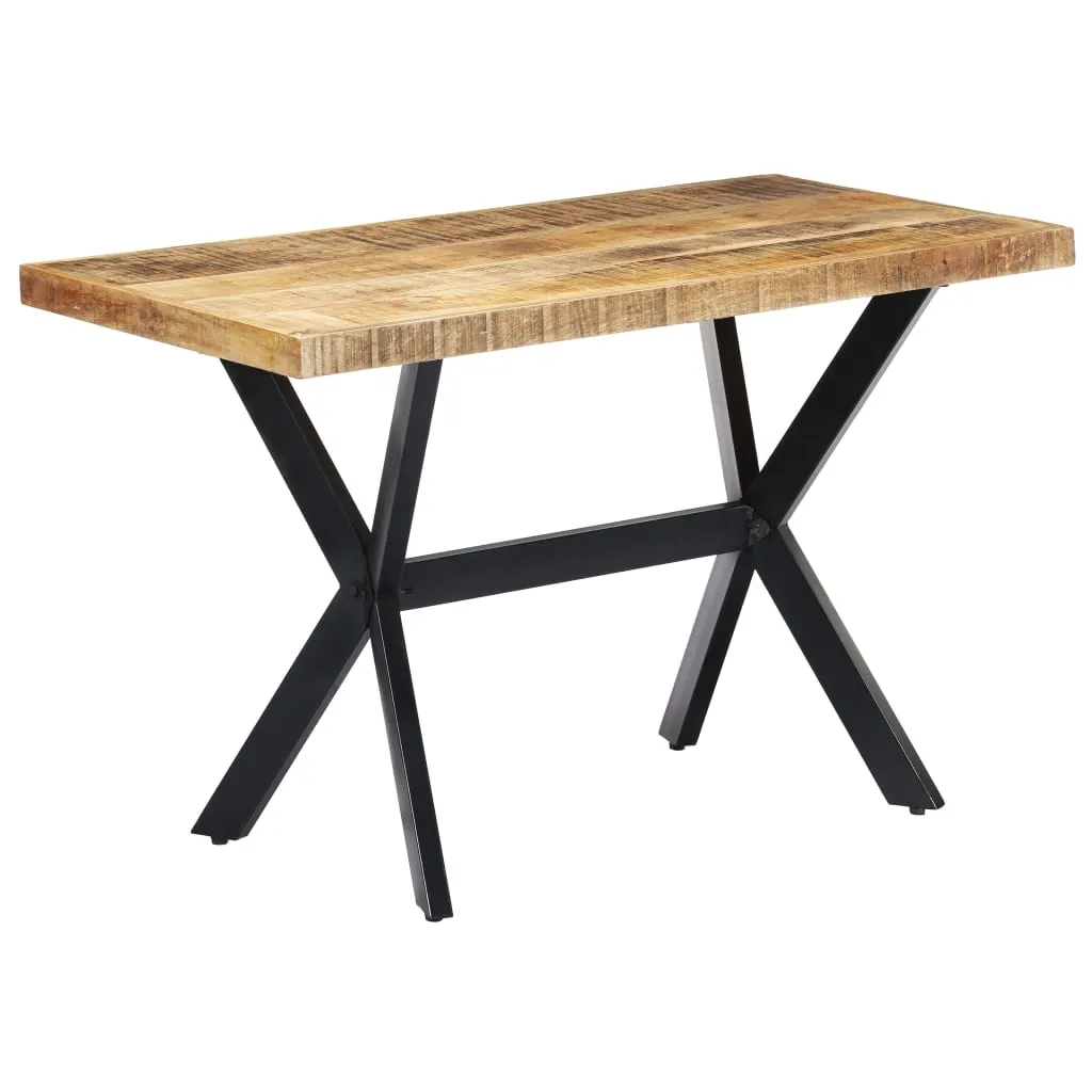 Medina Eettafel 120x60x75 cm massief ruw mangohout