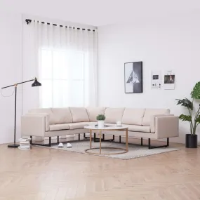 Medina Hoekbank stof crème