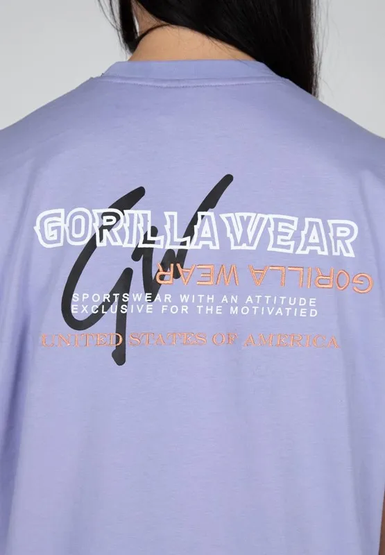 MEDINA OVERSIZED TSHIRT  LILAC  XS