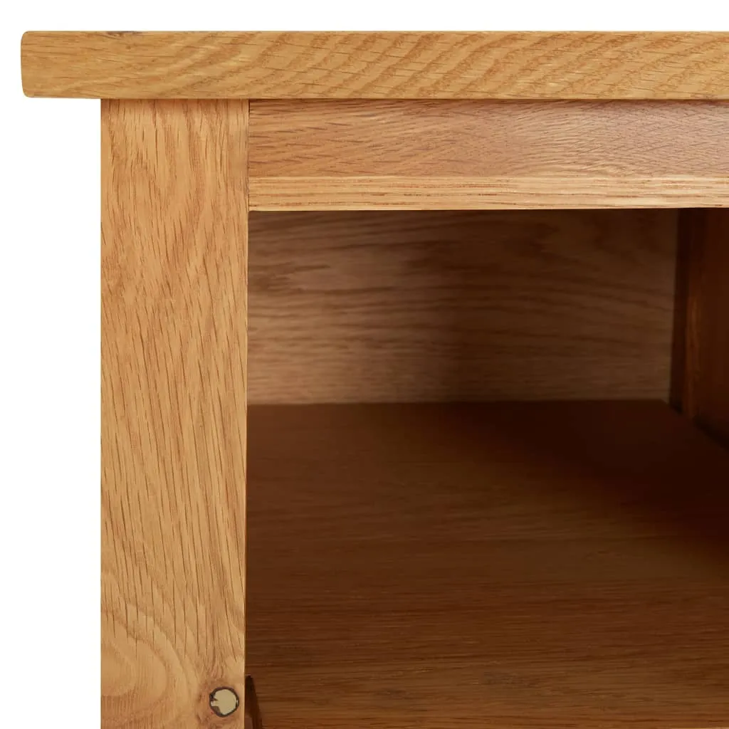 Medina Schoenenrek 90x37x45 cm massief eikenhout