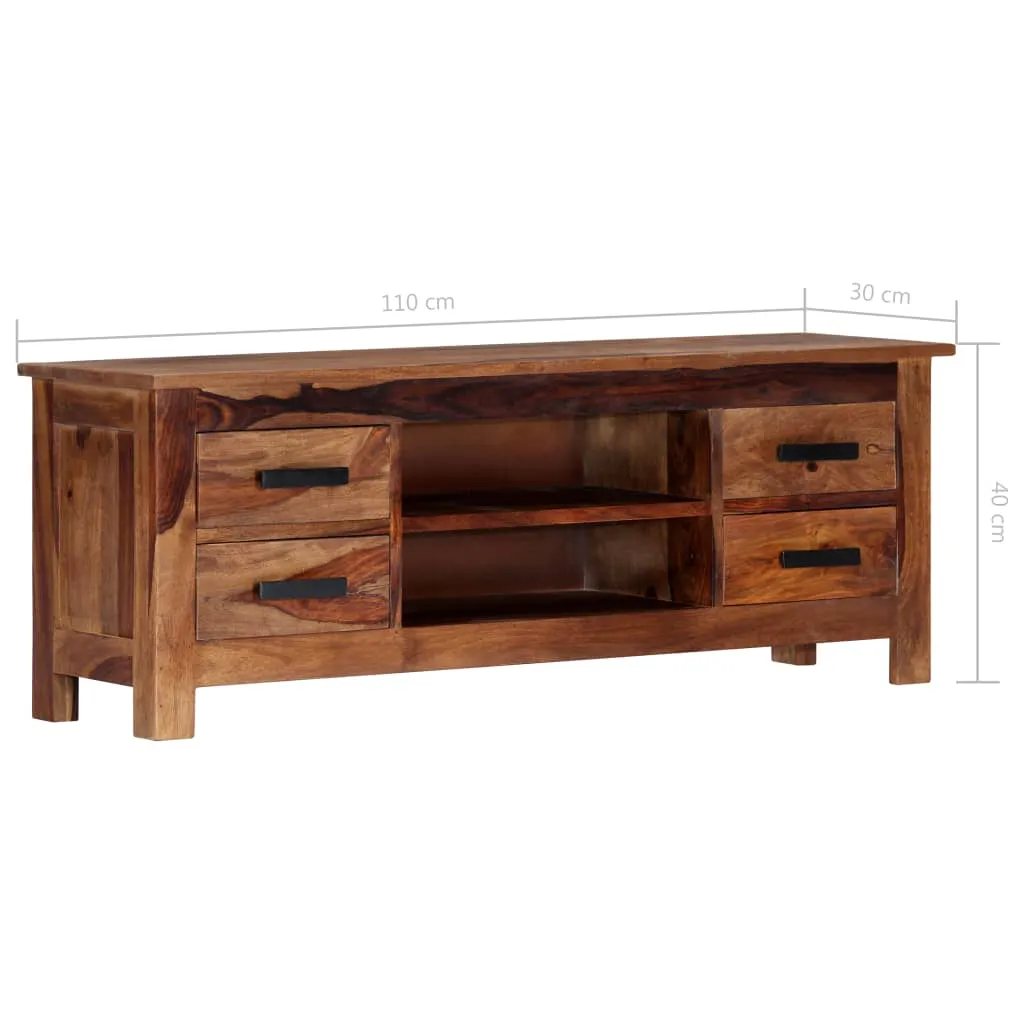 MEDINA TVMEUBEL 110X30X40 CM MASSIEF SHEESHAMHOUT