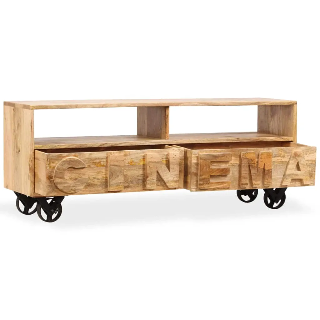 MEDINA TVMEUBEL 120X30X48 CM MASSIEF MANGOHOUT