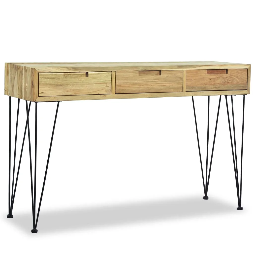 Medina Wandtafel 120x35x76 cm massief teakhout