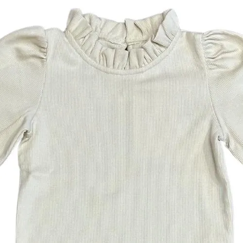 Navy Natural Loulou top creme | shirt