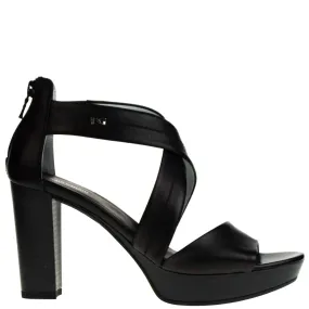 NeroGiardini E307500D Sandalen plateauzool Zwart