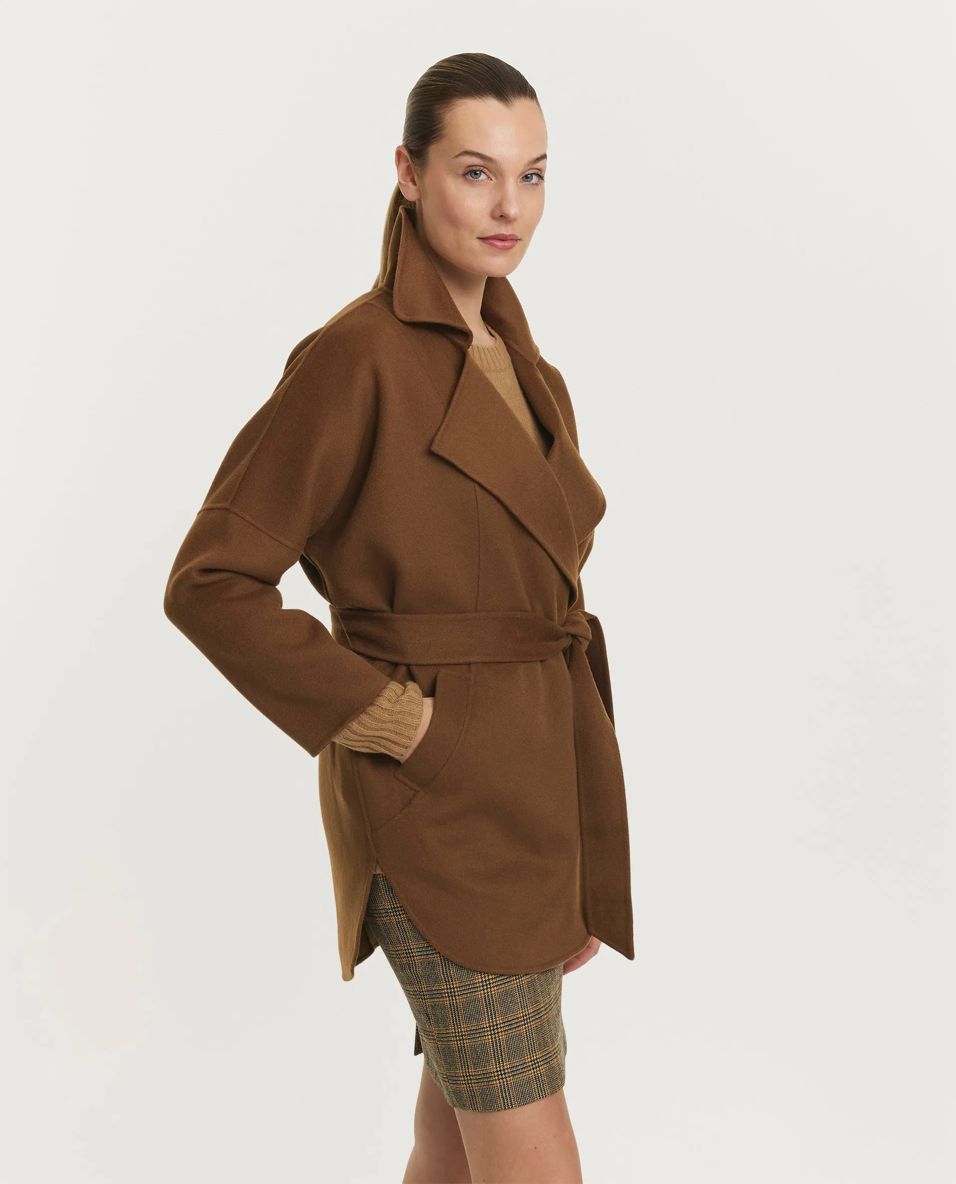 Pauw Double face cashmere jas