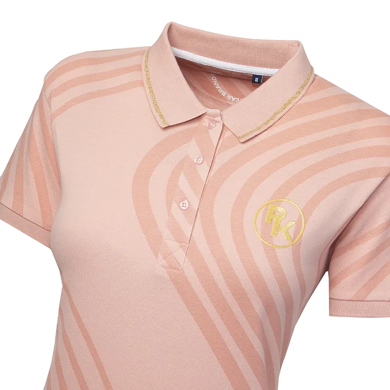 PK Technical Pique Polo Paco Kids flamingo rosy