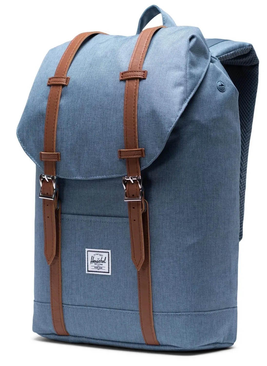 RUGZAK HERSCHEL SUPPLY CO. RETREAT MIDVOLUME BLUE MIRAGE CROSSHATCH