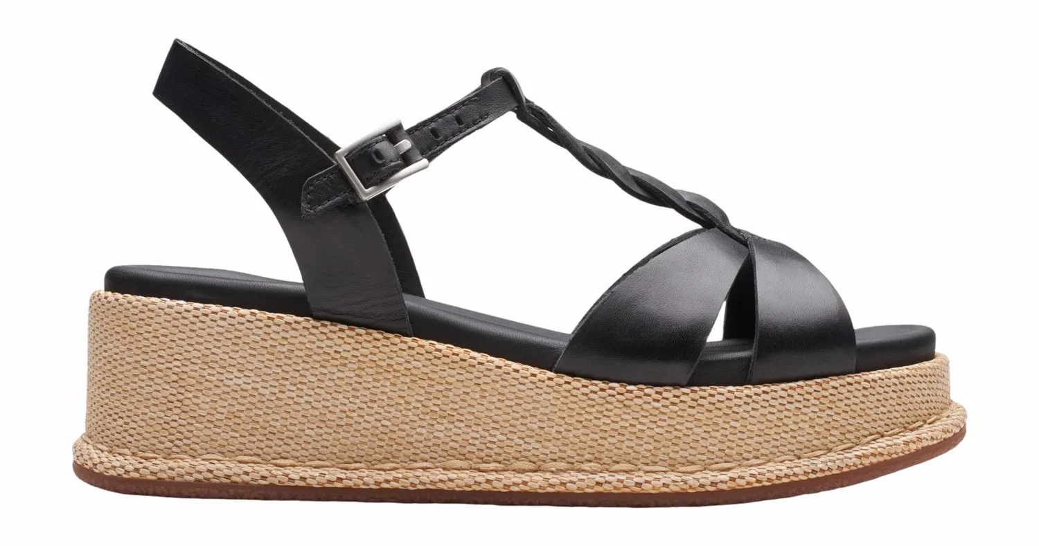 Sandalettes Clarks Women Kimmei Twist Black Leather