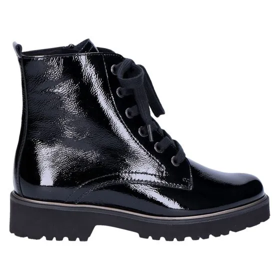 Semler V1677 Vera Veterboot zwart lak