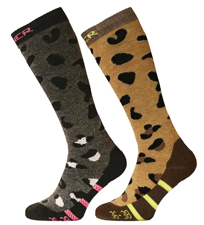 Sinner Women Animal Placed Skisokken