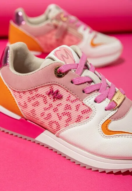 Sneaker Fleur Mini Roze