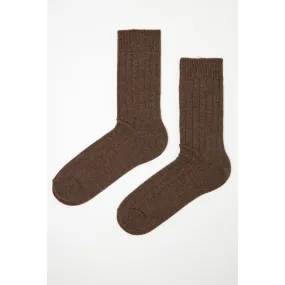 Sokken rib cashmere wol - InSua The Collection