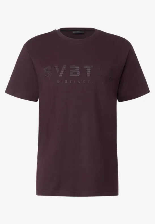 Street One MEN Shirt met korte mouwen en wording
