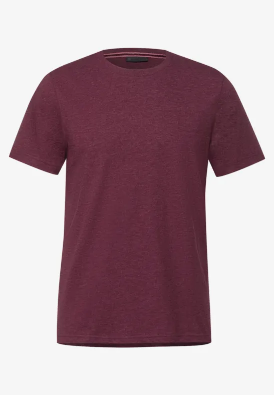 STREET ONE MEN TSHIRT IN GEMENGDE LOOK