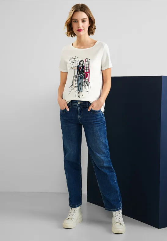 STREET ONE TSHIRT MET LADYPRINT