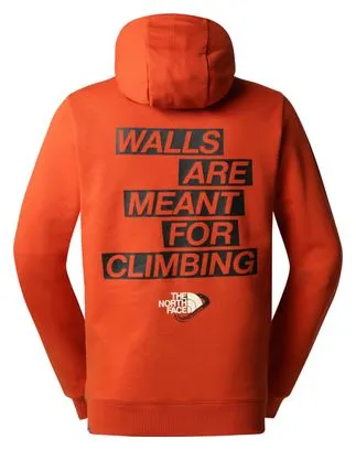 The North Face Men's Outdoor Graphic Hoodie Orange