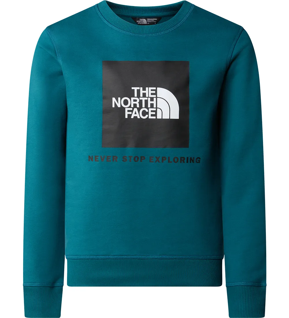 THE NORTH FACE SWEATSHIRT  REDBOX CREW  BLUE MOS