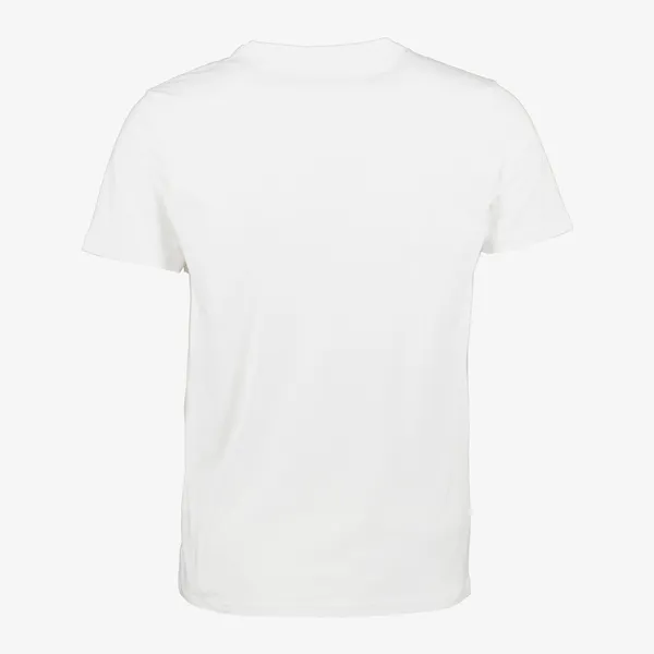 UNSIGNED HEREN TSHIRT WIT MET OPDRUK