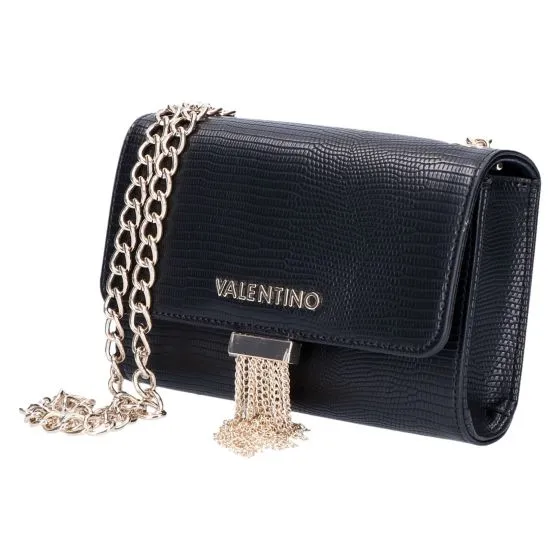 Valentino Piccadilly satchel black lizzard 17x11.5 cm