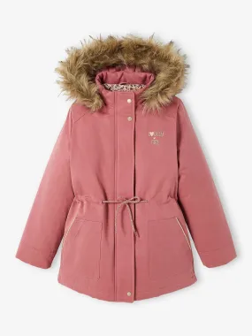 Vertbaudet  3-in-1 parka met capuchon meisje - purple dark