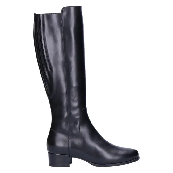 Volare 2034 Laars zwart leer 3.5 cm